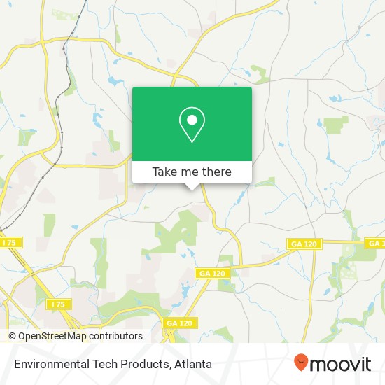 Mapa de Environmental Tech Products