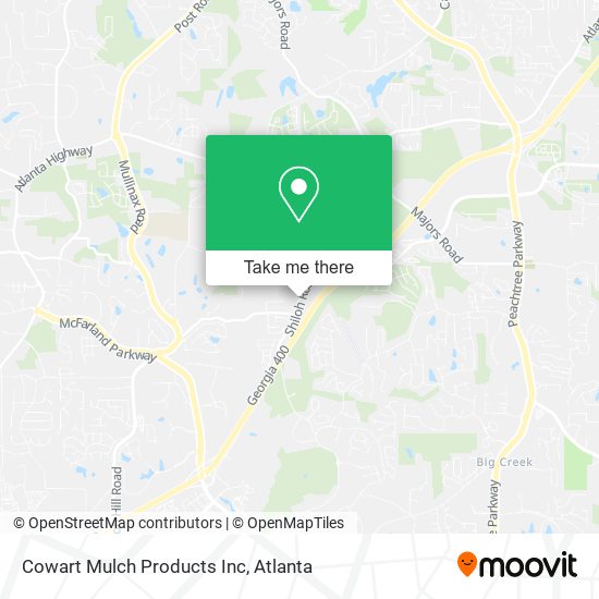 Cowart Mulch Products Inc map