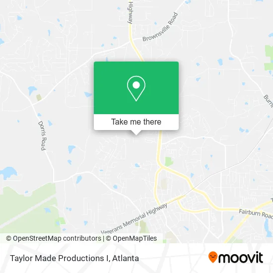 Taylor Made Productions I map