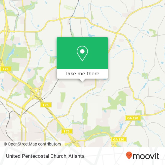 United Pentecostal Church map