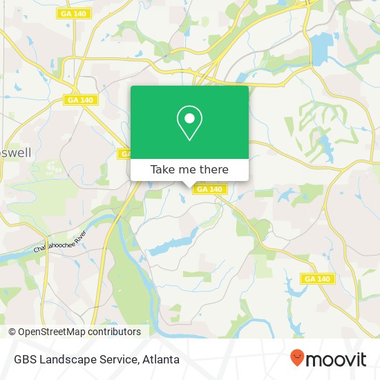 GBS Landscape Service map