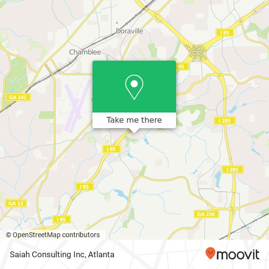 Saiah Consulting Inc map