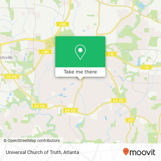 Universal Church of Truth map