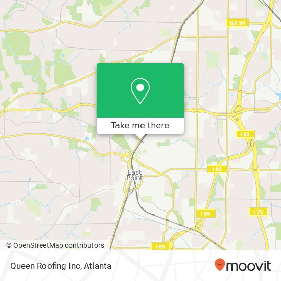 Mapa de Queen Roofing Inc