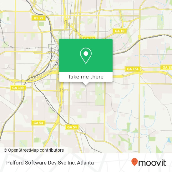 Mapa de Pulford Software Dev Svc Inc