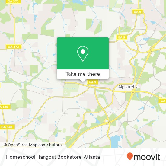 Homeschool Hangout Bookstore map