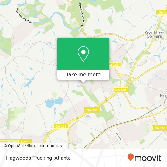 Mapa de Hagwoods Trucking