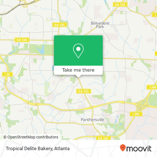 Tropical Delite Bakery map