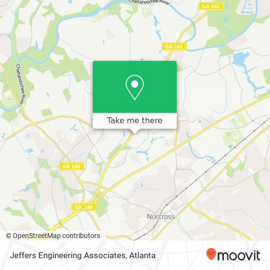 Jeffers Engineering Associates map