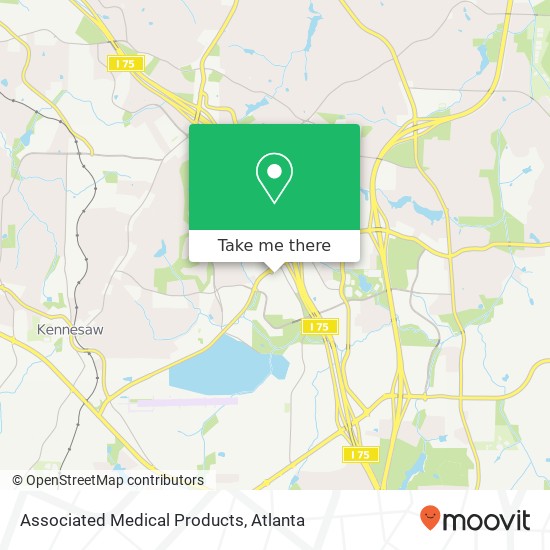 Associated Medical Products map
