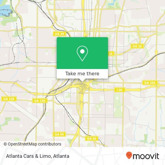 Mapa de Atlanta Cars & Limo