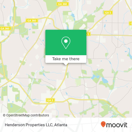 Mapa de Henderson Properties LLC