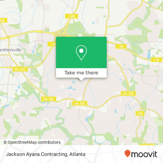 Jackson Ayana Contracting map