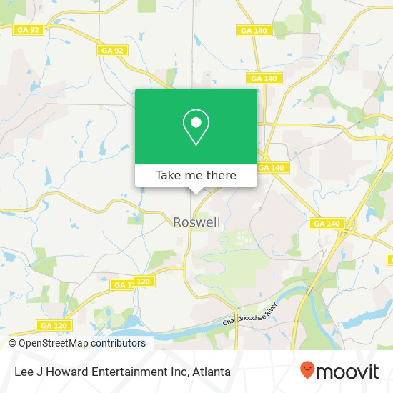Lee J Howard Entertainment Inc map