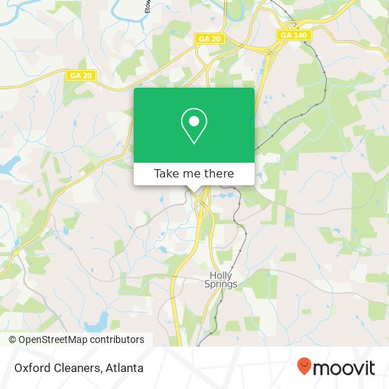 Oxford Cleaners map