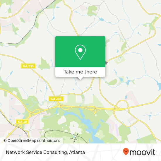 Network Service Consulting map