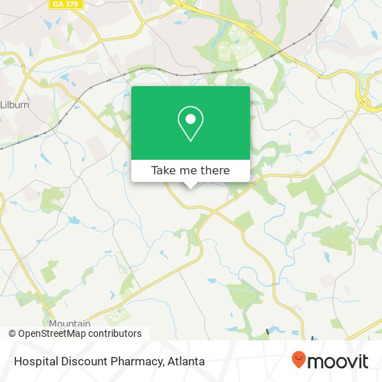 Mapa de Hospital Discount Pharmacy