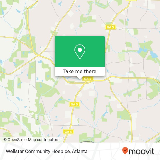 Mapa de Wellstar Community Hospice