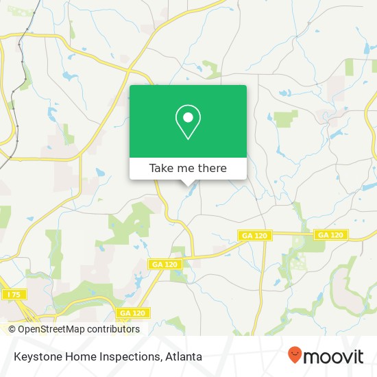 Mapa de Keystone Home Inspections