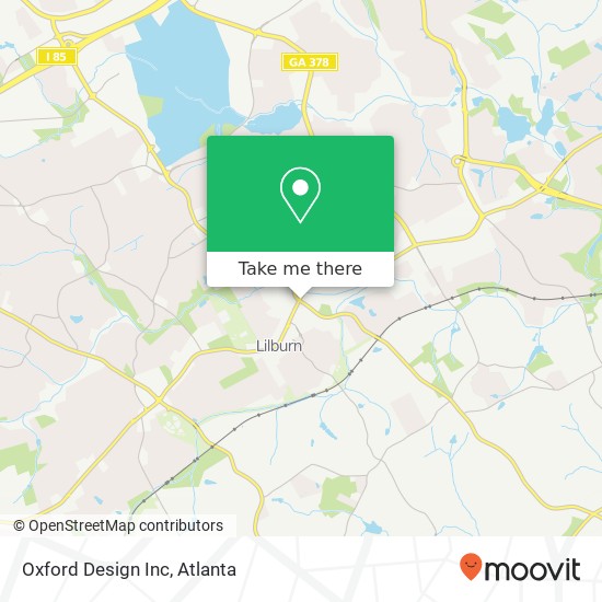 Mapa de Oxford Design Inc