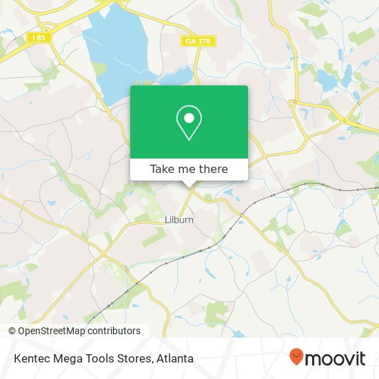 Mapa de Kentec Mega Tools Stores