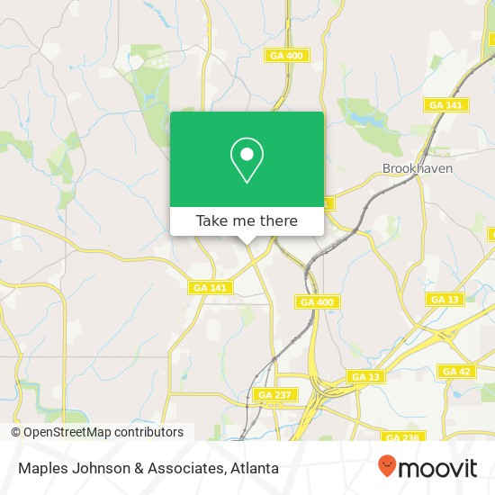 Mapa de Maples Johnson & Associates