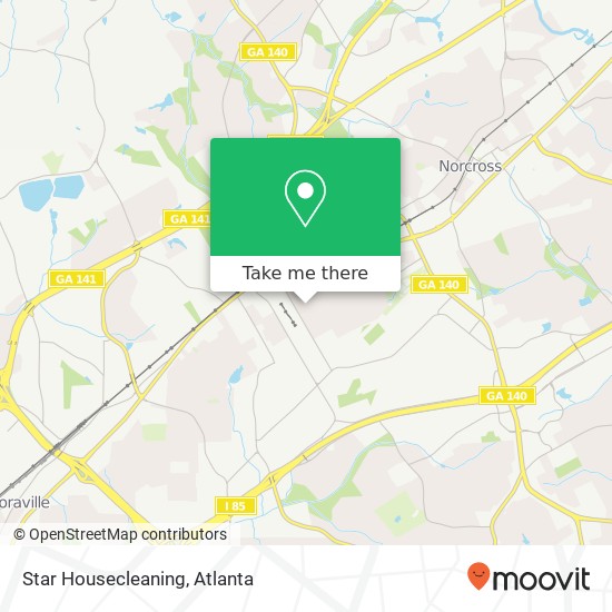 Star Housecleaning map