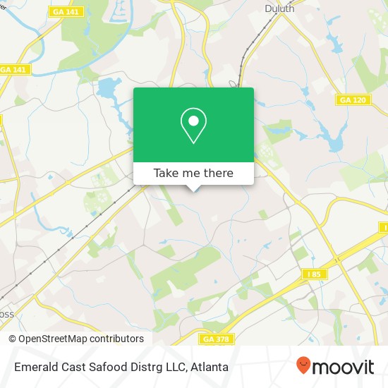 Emerald Cast Safood Distrg LLC map