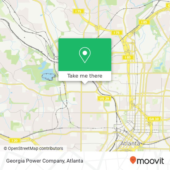 Georgia Power Company map