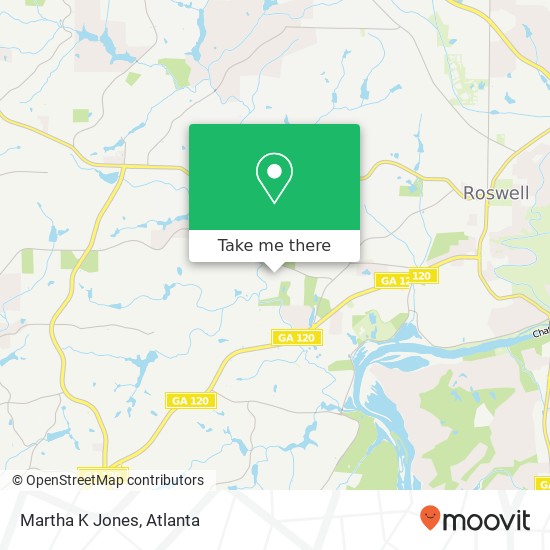 Martha K Jones map