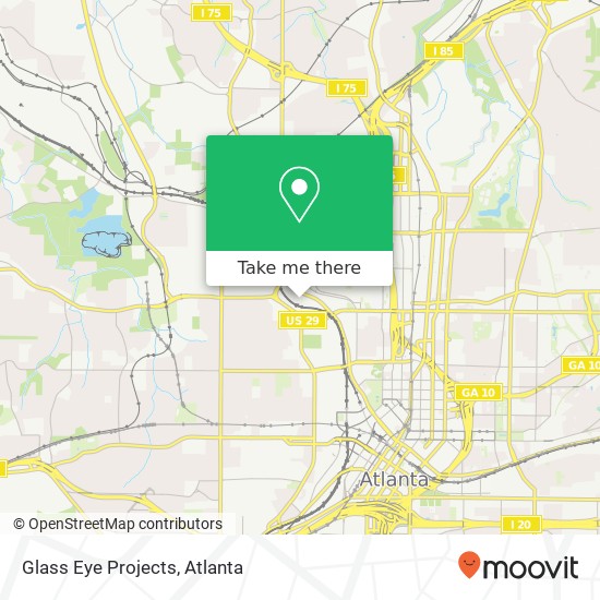 Mapa de Glass Eye Projects