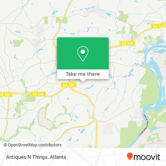 Antiques N Things map