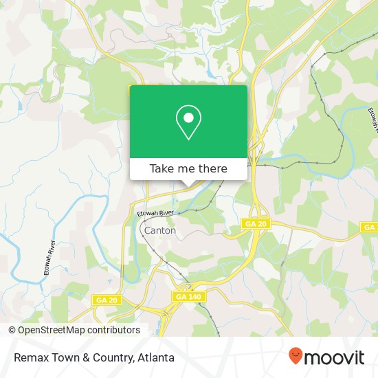 Mapa de Remax Town & Country