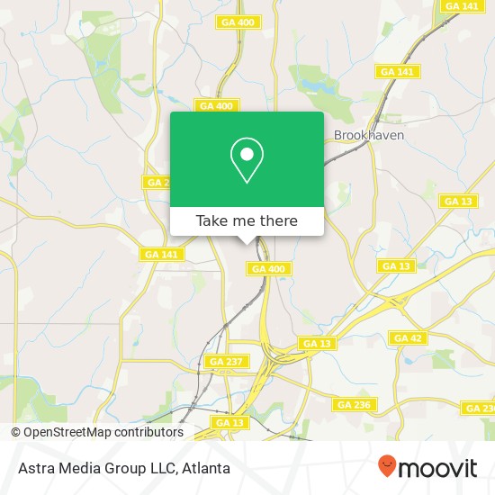 Astra Media Group LLC map