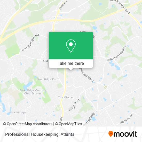 Professional Housekeeping map