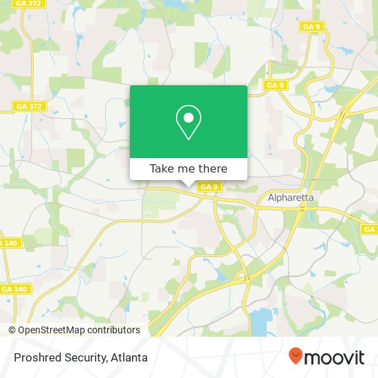 Proshred Security map