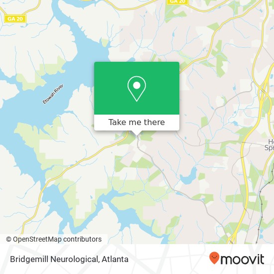 Bridgemill Neurological map