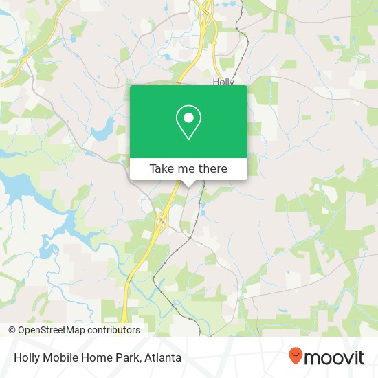 Holly Mobile Home Park map