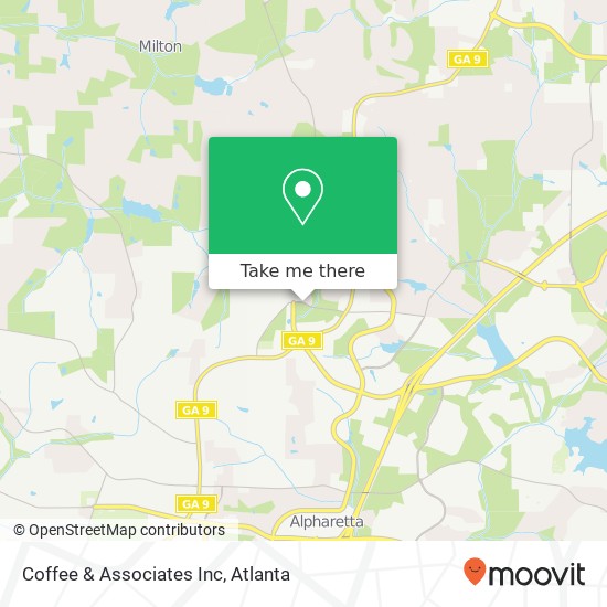 Coffee & Associates Inc map