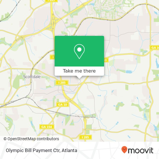 Olympic Bill Payment Ctr map