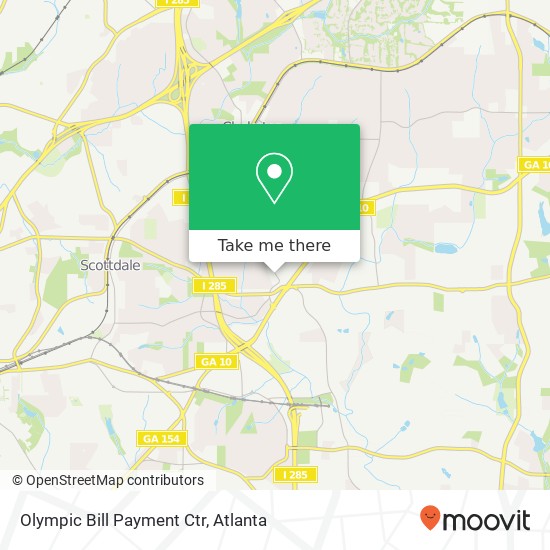 Mapa de Olympic Bill Payment Ctr