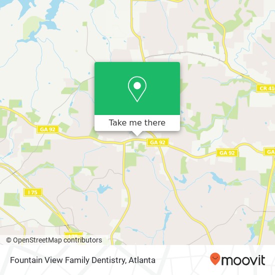 Mapa de Fountain View Family Dentistry