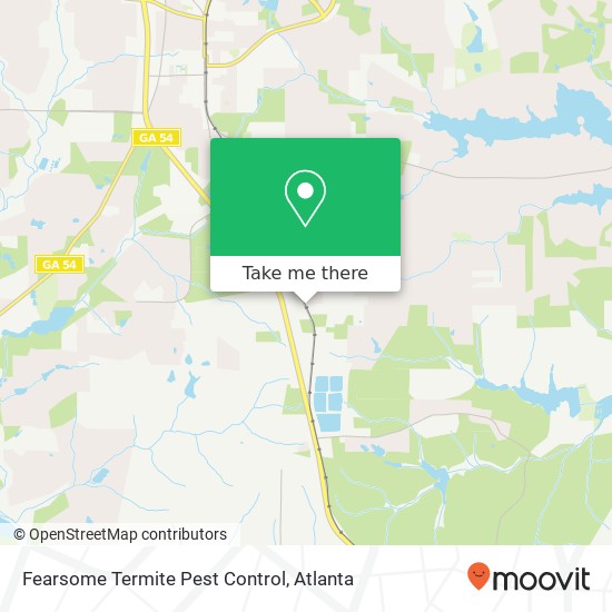 Fearsome Termite Pest Control map