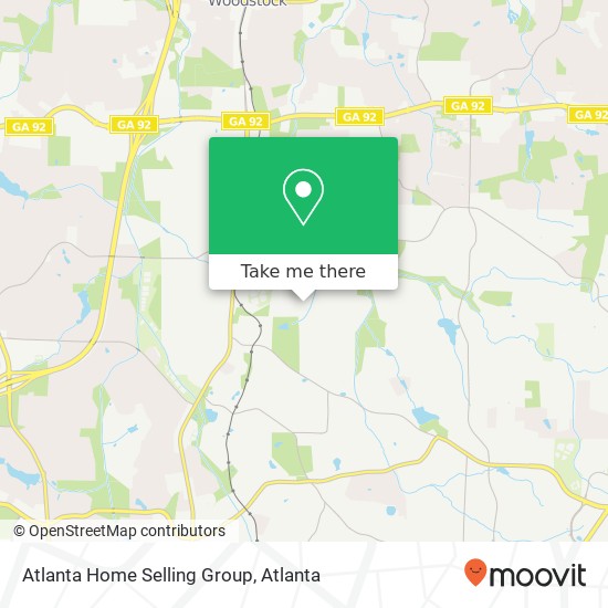 Mapa de Atlanta Home Selling Group