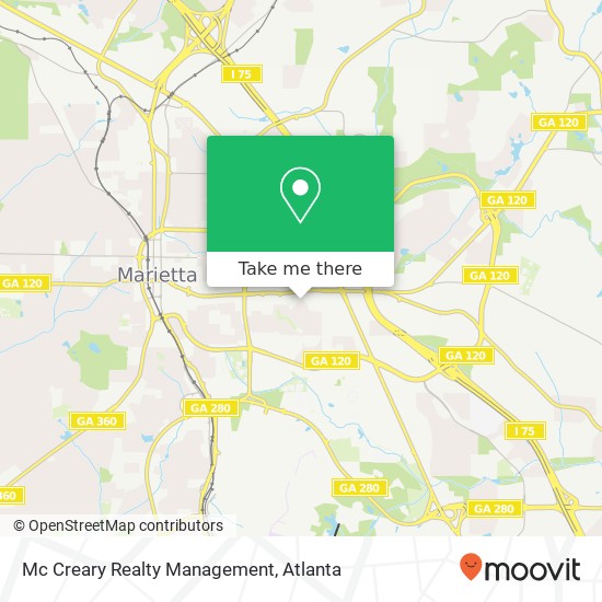 Mc Creary Realty Management map