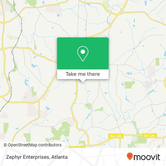Mapa de Zephyr Enterprises
