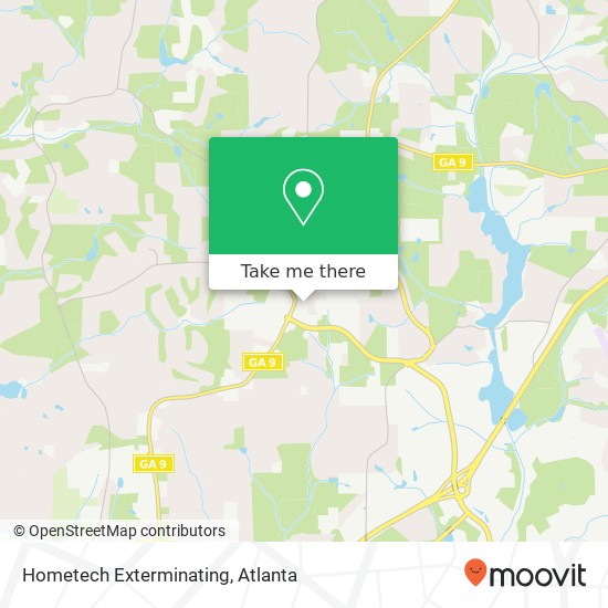 Hometech Exterminating map