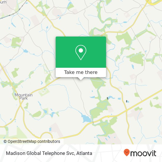 Mapa de Madison Global Telephone Svc