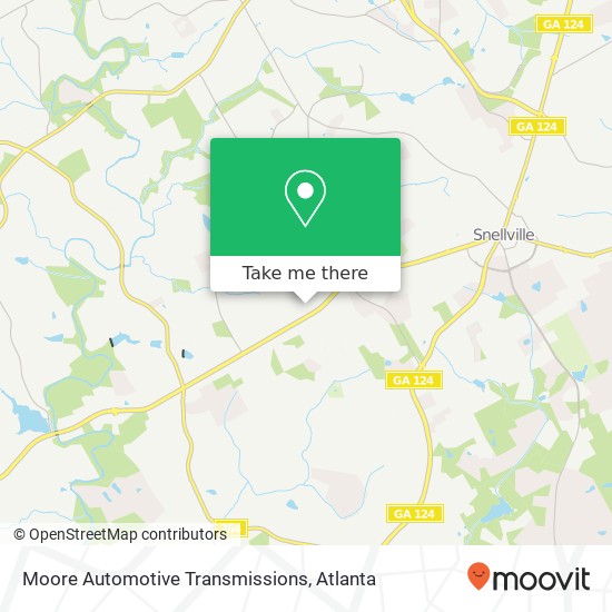 Mapa de Moore Automotive Transmissions