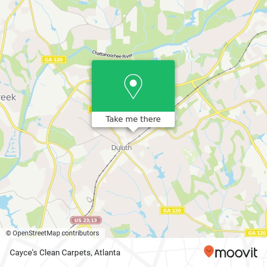 Mapa de Cayce's Clean Carpets